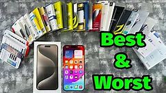 Best And Worst Screen Protectors for Apple iPhone 15 Pro Max