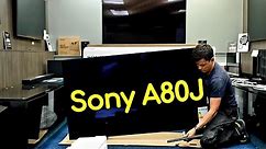Sony 65" A80J OLED Unboxing, Setup and 4K HDR Video Demos