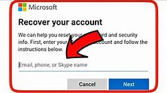 How to Recover Microsoft Account If Forgot Password