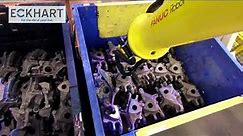 Bin picking casted metal parts with FANUC R-2000iC and 3D area sensors - Eckhart
