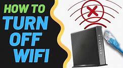 How to Turn Off WiFi & Install Wired Internet