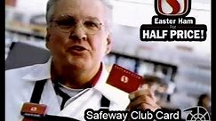 Safeway Club Card "Easter Ham for Half Price" Ad (1999)