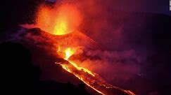 Lava from La Palma volcano reaches ocean