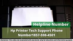 Hp Printer Tech Support Phone Number1857-598-4501