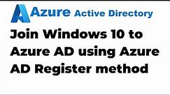49. Azure Active Directory Registered Windows 10 Devices