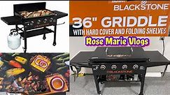 Unboxing of BLACKSTONE 36” Griddle With Hard Cover And Folding Shelves