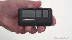 How to Program Chamberlain's 950ESTD and 953ESTD Remote Controls to a Garage Door Opener