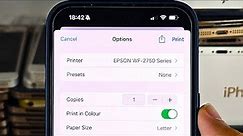 How To Add Printer to iPhone 15 Pro Max