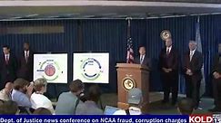 Dept of Justice news conference