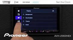 How To - Set the Clock on Pioneer AVH-NEX In Dash Receivers 2017