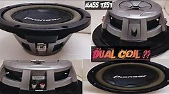 Pioneer TS-W306DVC || 12 inch subwoofer bass test || Dual Voice Coil Subwoofer