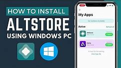 Install AltStore on iPhone/iPad using Windows PC
