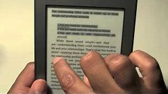 Kindle Touch: How to Take Notes​​​ | H2TechVideos​​​