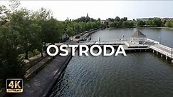 Ostróda - Perła Warmii i Mazur nad Jeziorem Drwęckim | Dji Avata | Lece w miasto [4k]