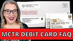 California Middle Class Tax Refund Debit Card FAQ