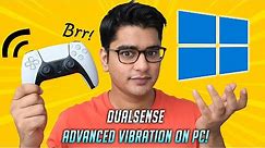 Make PS5 DualSense Controller Work WITH ADVANCED HAPTICS on Windows / PC!