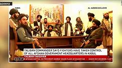 Video appears to show Taliban inside presidential palace