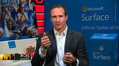 Drew Brees on technology used on sidelines