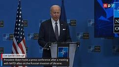 Biden Holds Press Conference From Brussels Following Talks With NATO Allies