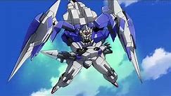 00 Gundam 00 Raiser Battle Scene - Mobile Suit Gundam 00