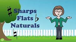 What are sharps, flats and naturals?