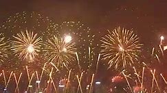Hong Kong's incredible New Year's fireworks display