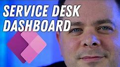 Creating a Service Desk Dashboard in Power Apps