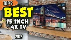 Best 75 inch 4K TV (2022) ☑️ TOP 5 Best