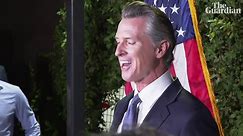 Governor Gavin Newsom defeats California recall effort – video