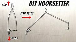 Sensitive DIY HOOKSETTER for Trout, Panfish and Catfish (Homemade Hooksetter Build and Catch)