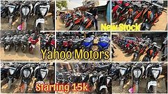 Yahoo Motors || Starting 15k only || New Stock || Second Hand Bike In Guwahati Market ||