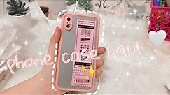 iPhone X Phone case Haul | Shopee | Shein 💜 (mini aesthetic vlog) ✨
