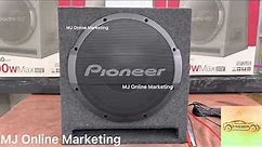 Pioneer TS-WX1210AH 12 inch Active Subwoofer Bass Testing * Woofer Review *