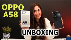 OPPO A58 UNBOXING & REVIEW/33W 8+128gb/ Should you buy?