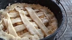 How to Make Apple Cobbler with Spiced Rum in a Dutch Oven