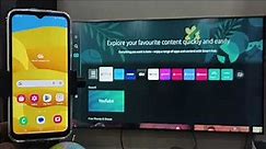 How to Screen Cast from Samsung Galaxy phone to Samsung Crystal 4k Smart TV