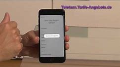 Einrichtung Apple iPhone 7 Plus (SIM-Karte einlegen und Inbetriebnahme)