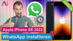 Apple iPhone SE 2022 - WhatsApp installieren •  • 📱 • 💬 • 🗣 • Anleitung | Tutorial