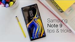 Samsung Galaxy Note 9 tips & tricks