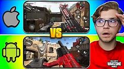Warzone Mobile iOS vs. Android Gameplay! (Graphics, FPS & More!)