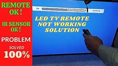 LED TV REMOTE NOT WORKING || ELECTRONIC SECRET