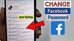 How to Change Facebook Password in 2023 | New Update |