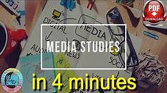 media studies in 4 minutes (pdf book in the description box)
