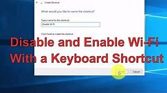 How to Turn Wi Fi On or Off With a Keyboard or Desktop Shortcut in Windows 10