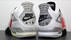 A Review and Comparison of The Air Jordan 4 White Cement (1999 vs 2016)