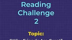 Reading challenge #englishstudents #readingtime | English Vessel