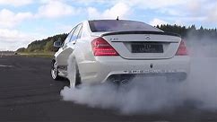 Mercedes-Benz S63 AMG Burnout, Revs, Accelerations!