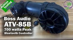 8 Inch Bluetooth Powered Speakers BOSS Audio Systems ATV85B ATV UTV Weatherproof Sound System