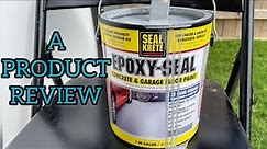 Epoxy-Seal Product Review