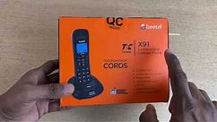 Beetel X91 2.4Ghz Cordless Phone Unboxing || Best Cordless Landline Phone for Jio Fiber connection